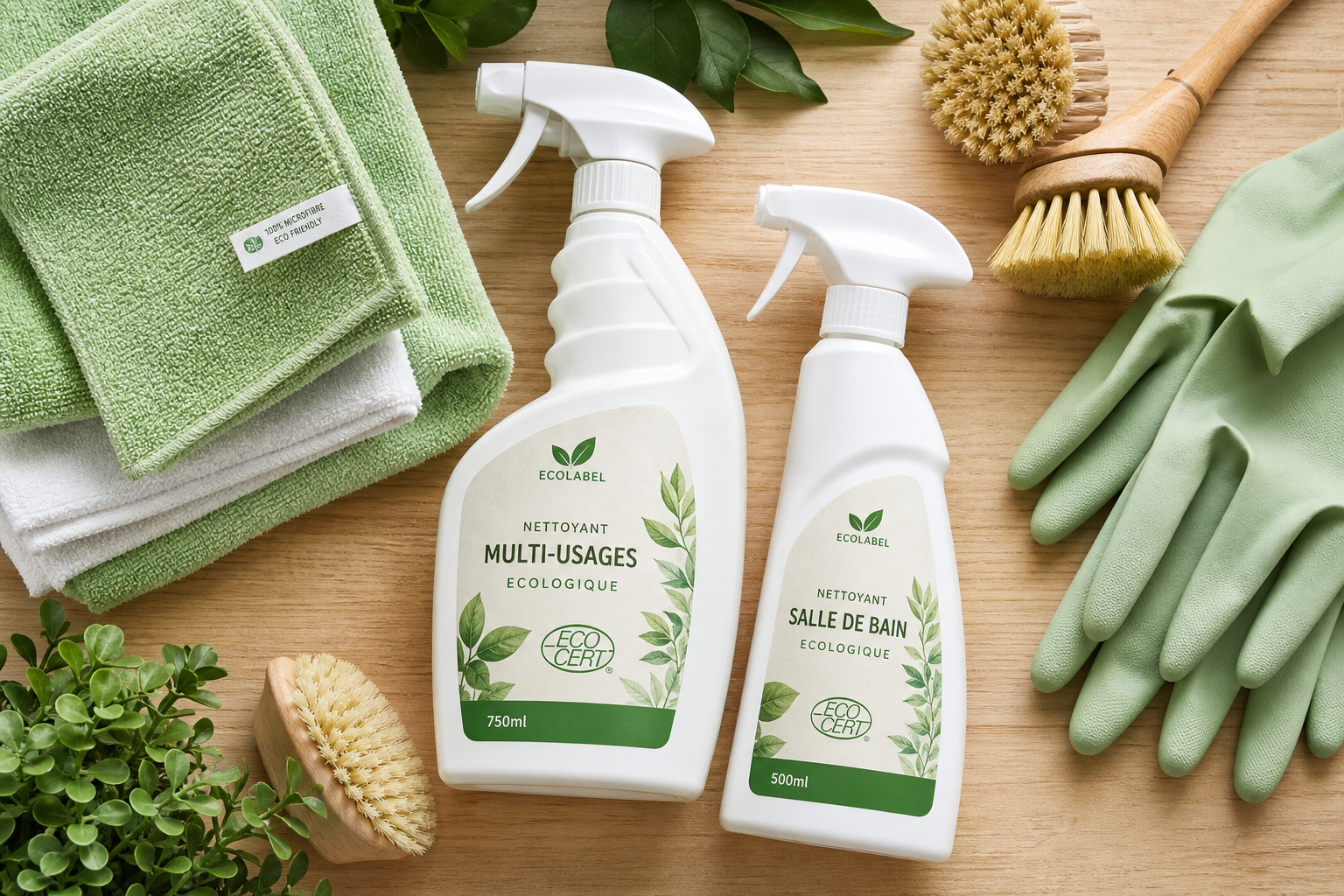 Produits Certibiocide et éco-labellisés utilisés par A.J.S. en bureau